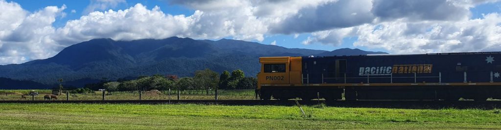 Train & Mt Bartle-Frere